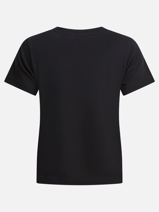 Crewneck t-shirts Logo  Black - Moncler Women | PLP | VIETTI Online Store | 2
