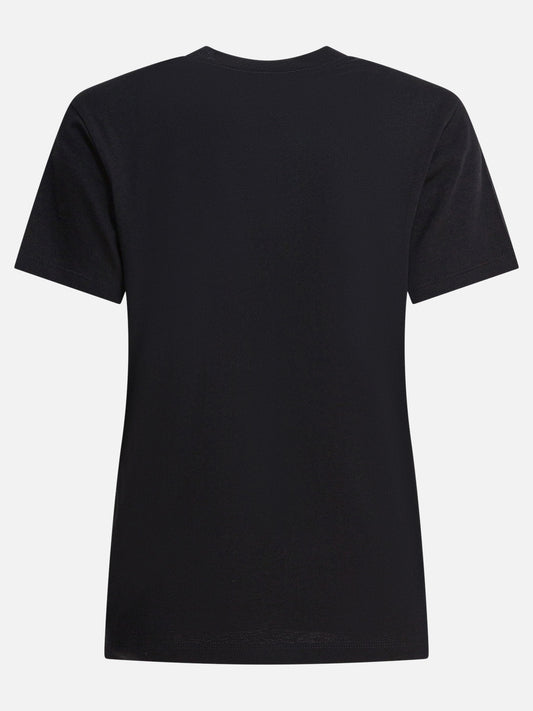 Crewneck t-shirts Logo  Black - Moncler Women | PLP | VIETTI Online Store | 2
