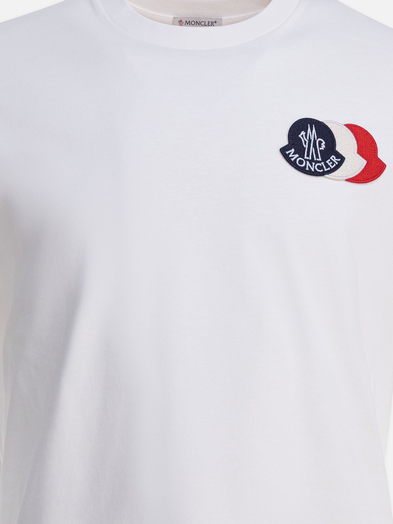 Crewneck t-shirts Logo  White - Moncler Men | PDP | VIETTI Online Store | Zoom-Modal_3
