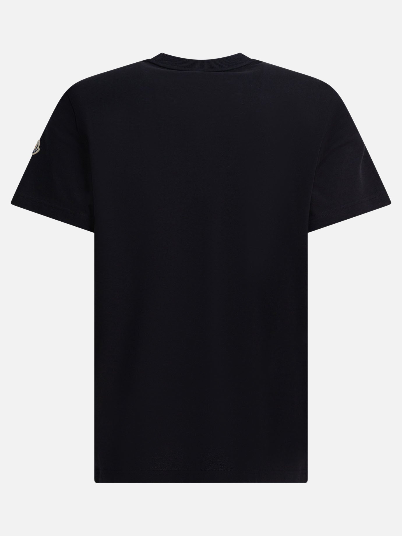 Crewneck t-shirts Logo  Black - Moncler Men | PDP | VIETTI Online Store | Zoom-Modal_2
