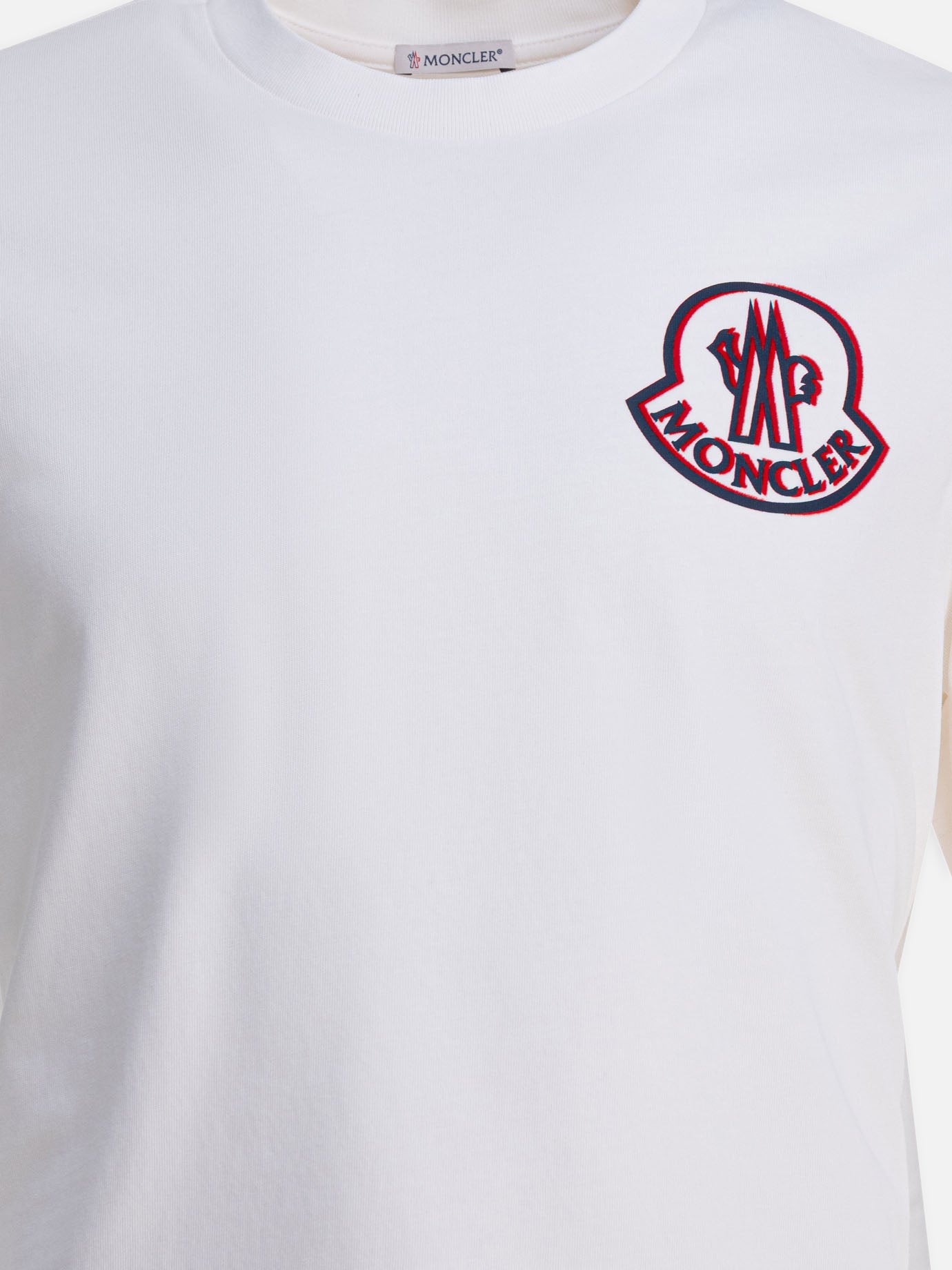Crewneck t-shirts Logo  White - Moncler Men | PDP | VIETTI Online Store | Zoom-Modal_3
