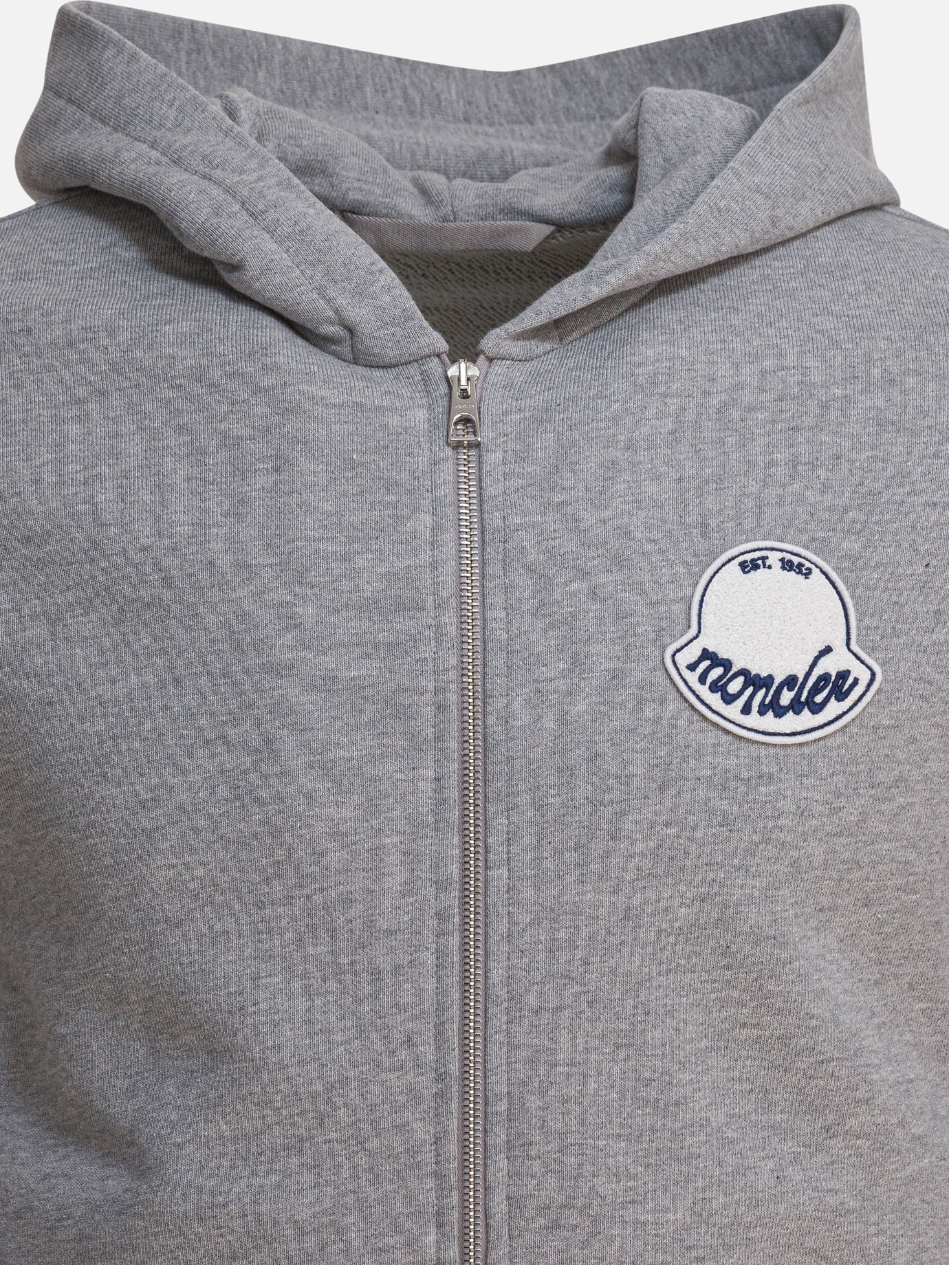 Full zip sweatshirts Logo  Grey - Moncler Men | PDP | VIETTI Online Store | thumbnail_3