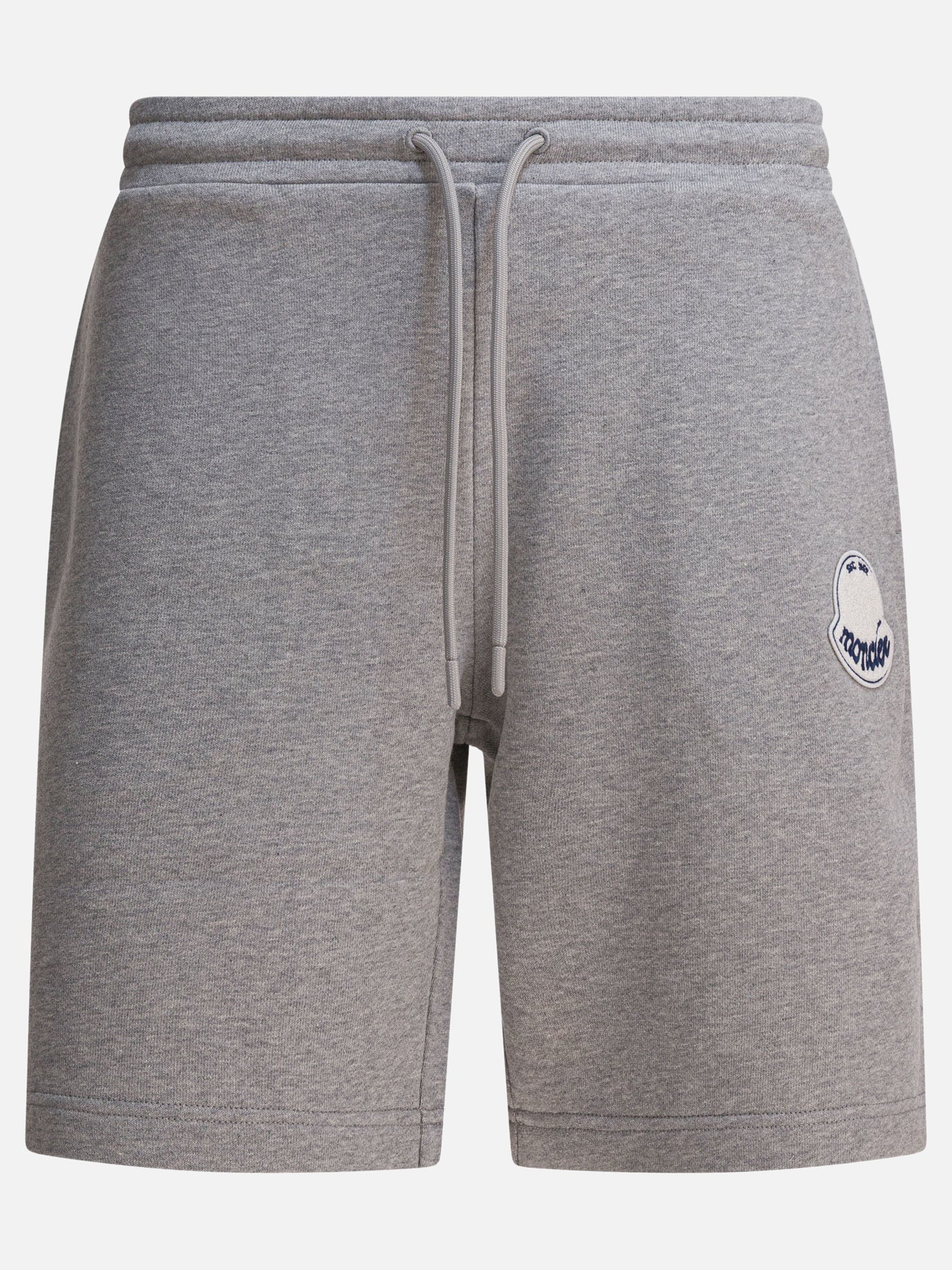 Sweat shorts Logo  Grey - Moncler Men | PDP | VIETTI Online Store | Zoom-Modal
