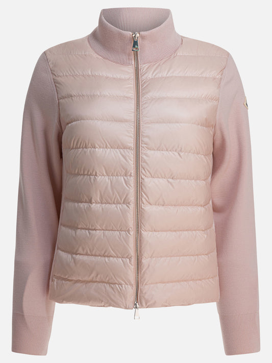 Quilted & Utility Jackets Logo  Pink - Moncler Women | PLP | VIETTI Online Store 
