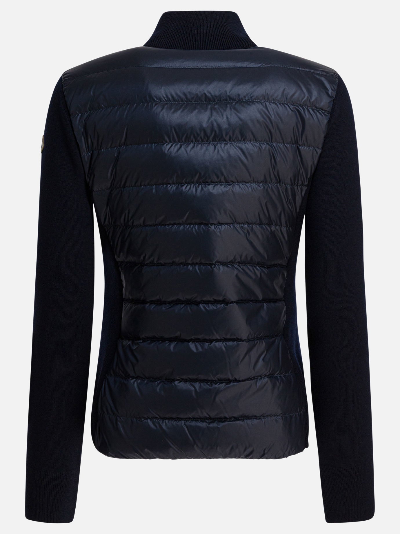 Quilted & Utility Jackets Logo  Blue - Moncler Women | PDP | VIETTI Online Store | thumbnail_2