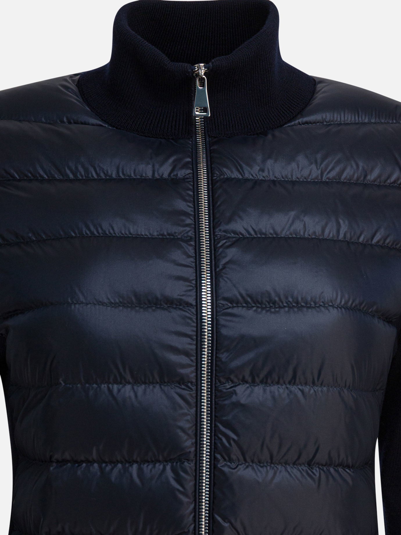 Quilted & Utility Jackets Logo  Blue - Moncler Women | PDP | VIETTI Online Store | thumbnail_3
