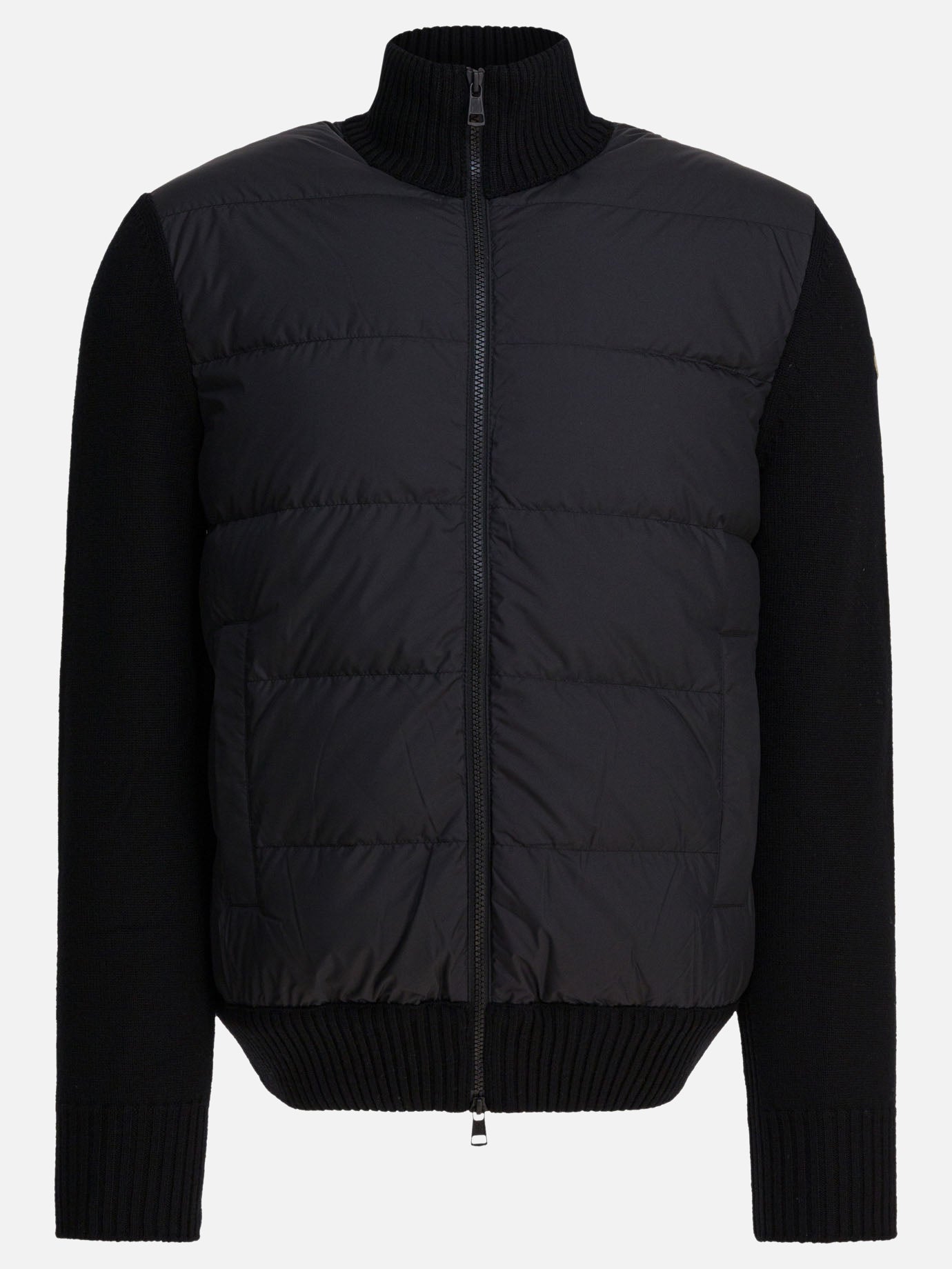 Zipped sweaters Logo  Blue - Moncler Men | PDP | VIETTI Online Store | Zoom-Modal
