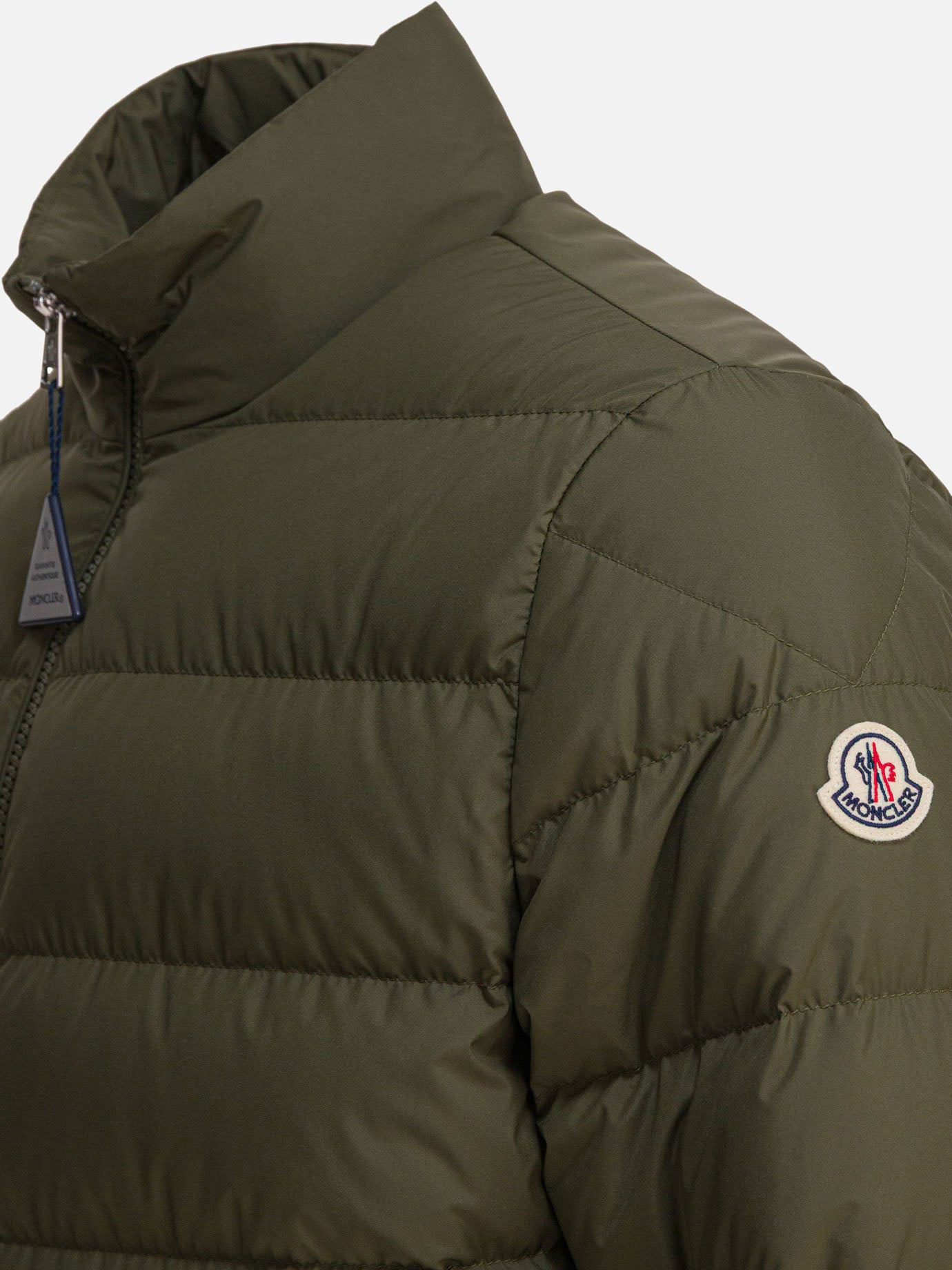 Down jackets Solid colour  Green - Moncler Men | PDP | VIETTI Online Store | thumbnail_4