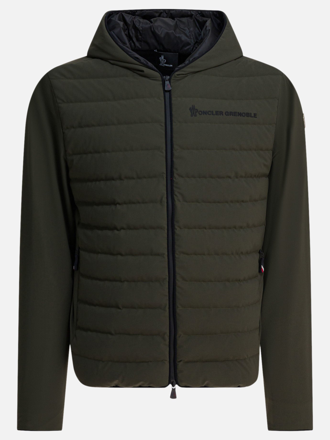 Hoodies Logo  Green - Moncler Grenoble Men | PDP | VIETTI Online Store | thumbnail