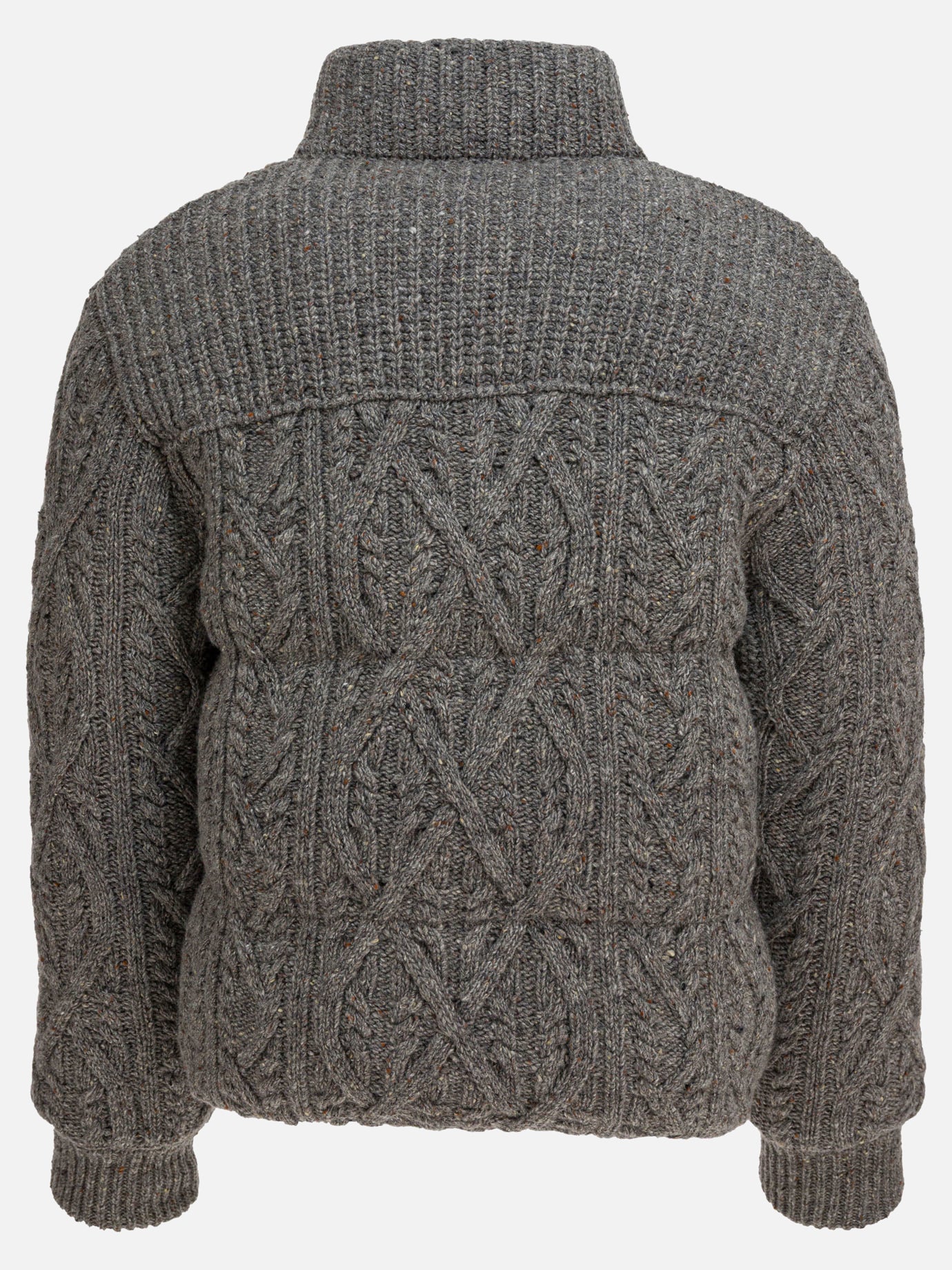 Down jackets Tweed  Grey - Moncler Grenoble Men | PDP | VIETTI Online Store | Zoom-Modal_2
