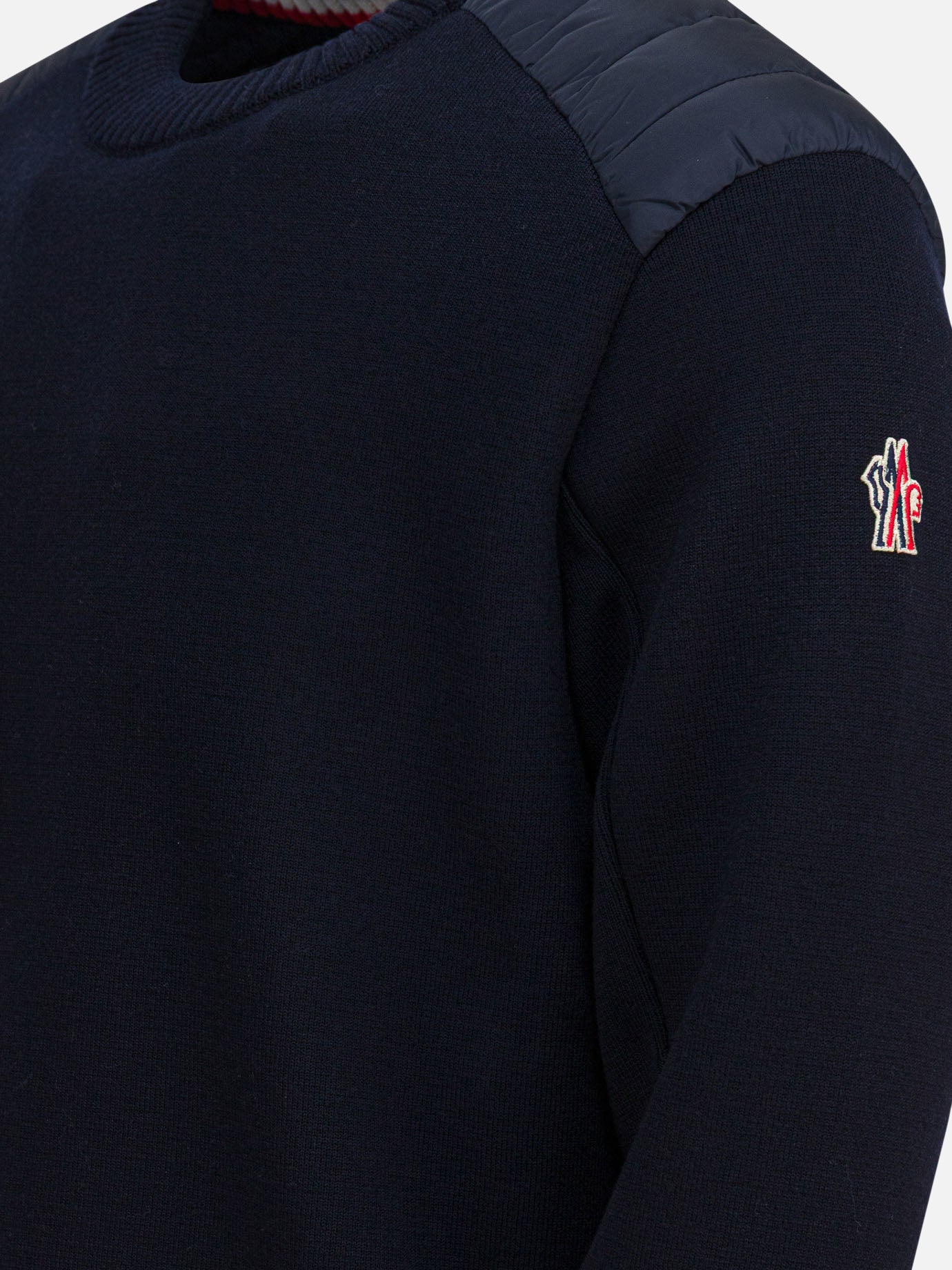 Crewneck sweaters Logo  Blue - Moncler Grenoble Men | PDP | VIETTI Online Store | Zoom-Modal_4
