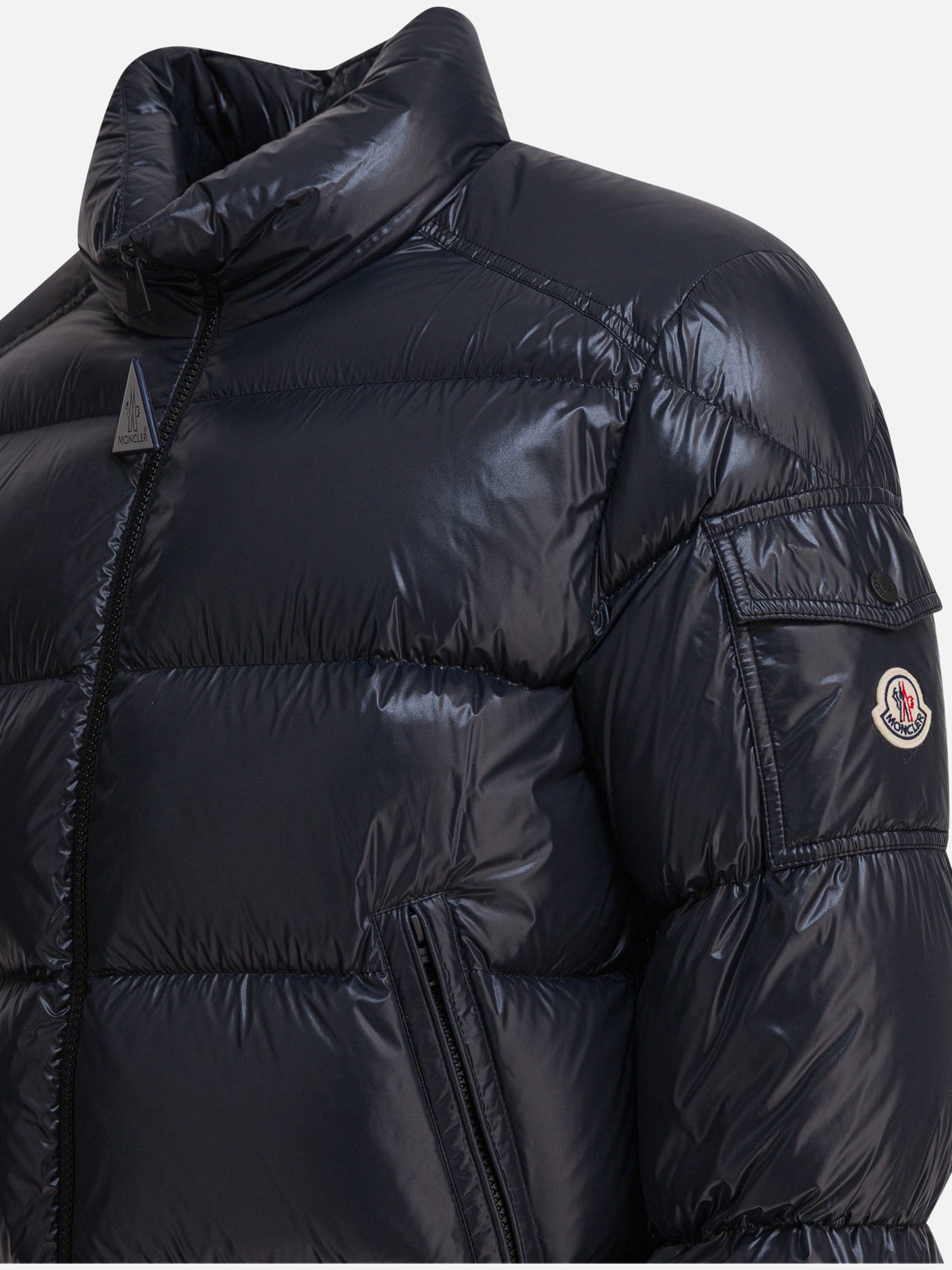 Down jackets Solid colour  Black - Moncler Men | PDP | VIETTI Online Store | thumbnail_4