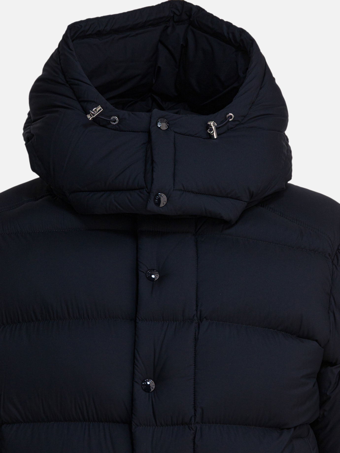 Down jackets Solid colour  Blue - Moncler Men | PDP | VIETTI Online Store | Zoom-Modal_3
