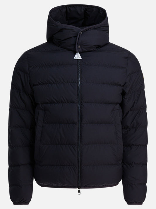 Down jackets Solid colour  Blue - Moncler Men | PDP | VIETTI Online Store 
