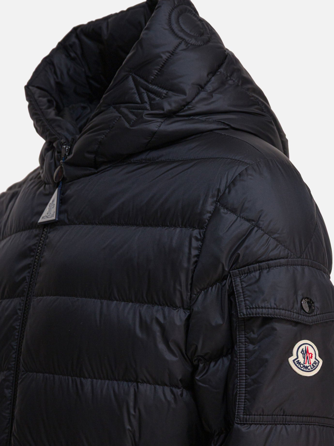 Down jackets Solid colour  Black - Moncler Men | PDP | VIETTI Online Store | Zoom-Modal_4
