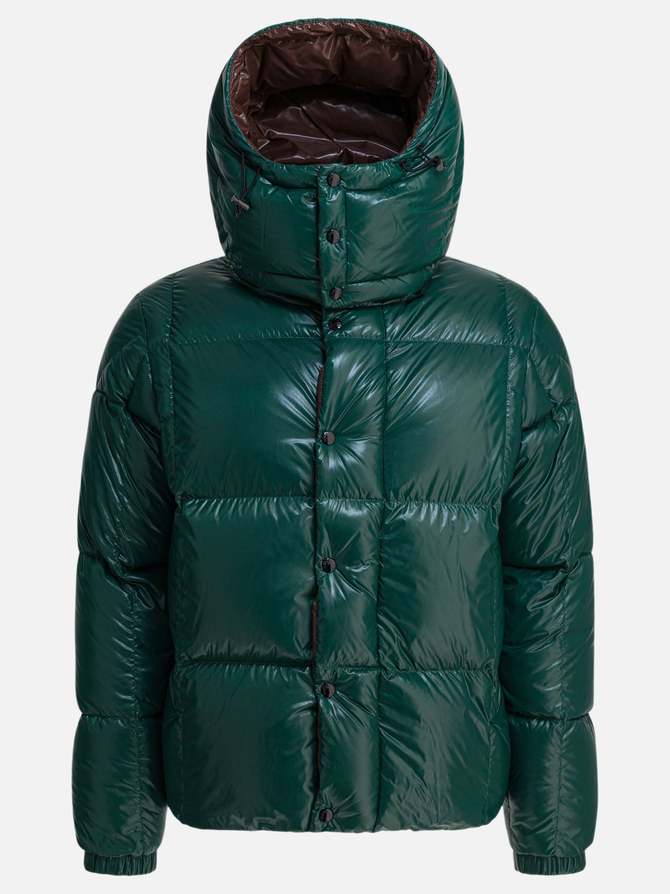 Down jackets Solid colour  Green - Moncler Men | PDP | VIETTI Online Store | Zoom-Modal
