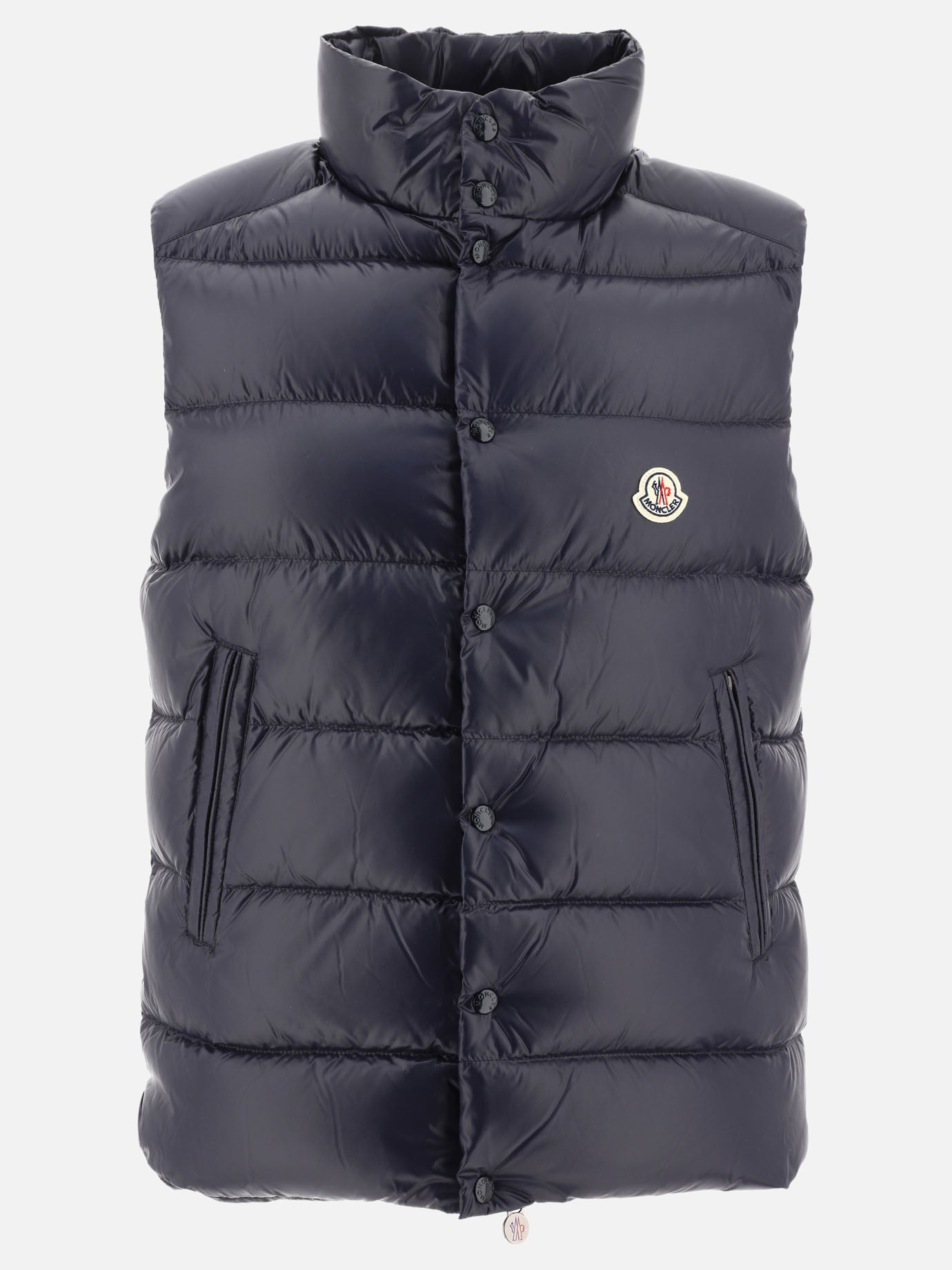 Vest jackets Logo  Blue - Moncler Men | PDP | VIETTI Online Store | thumbnail