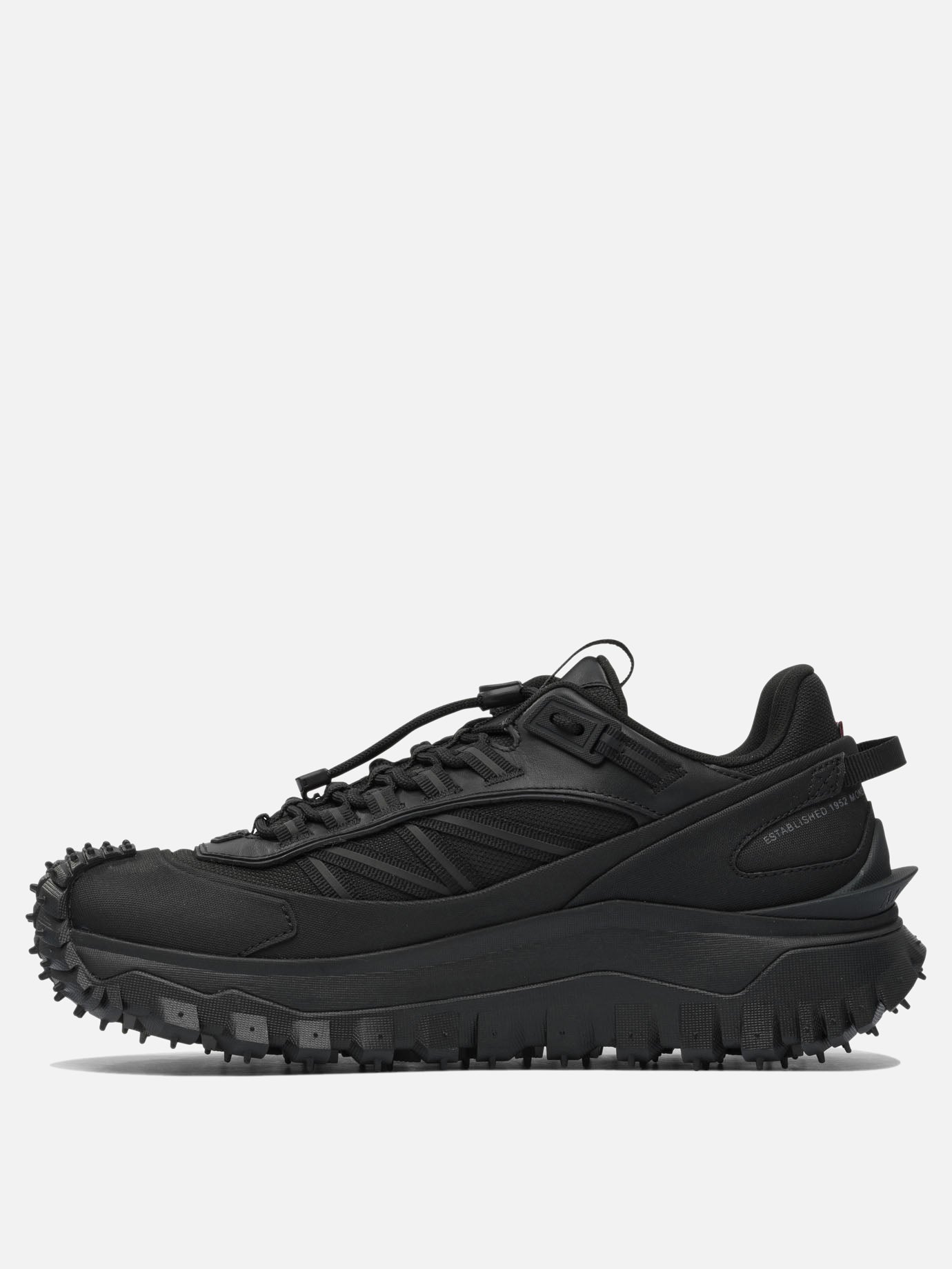 Low top sneakers 60% nylon 40% leather - 100% rubber  Black - Moncler Men | PDP | VIETTI Online Store | thumbnail_3