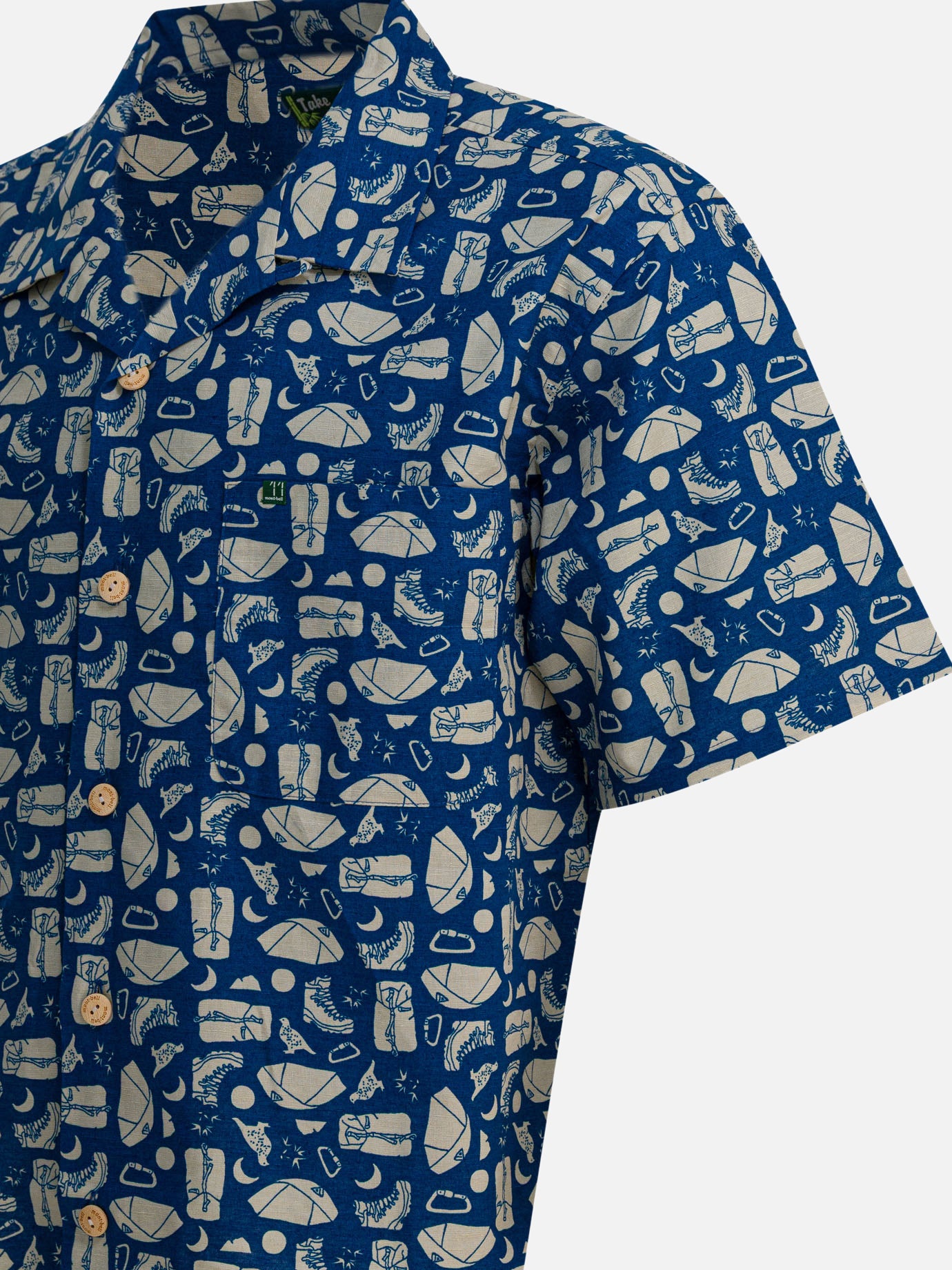 Casual shirts Print  Blue - Montbell Men | PDP | VIETTI Online Store | Zoom-Modal_4
