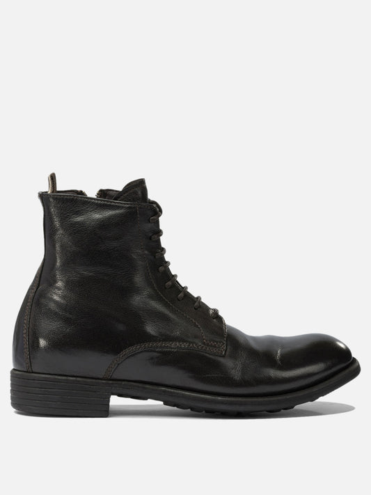 Lace-up boots 100% calf leather - 100% rubber  Brown - Officine Creative Women | PLP | VIETTI Online Store 
