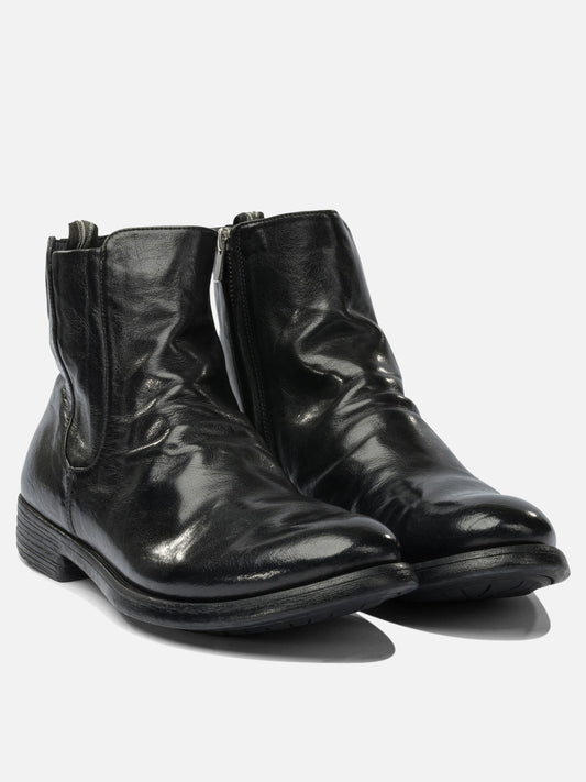 Zipped boots 100% leather - 100% leather  Black - Officine Creative Men | PDP | VIETTI Online Store | 2
