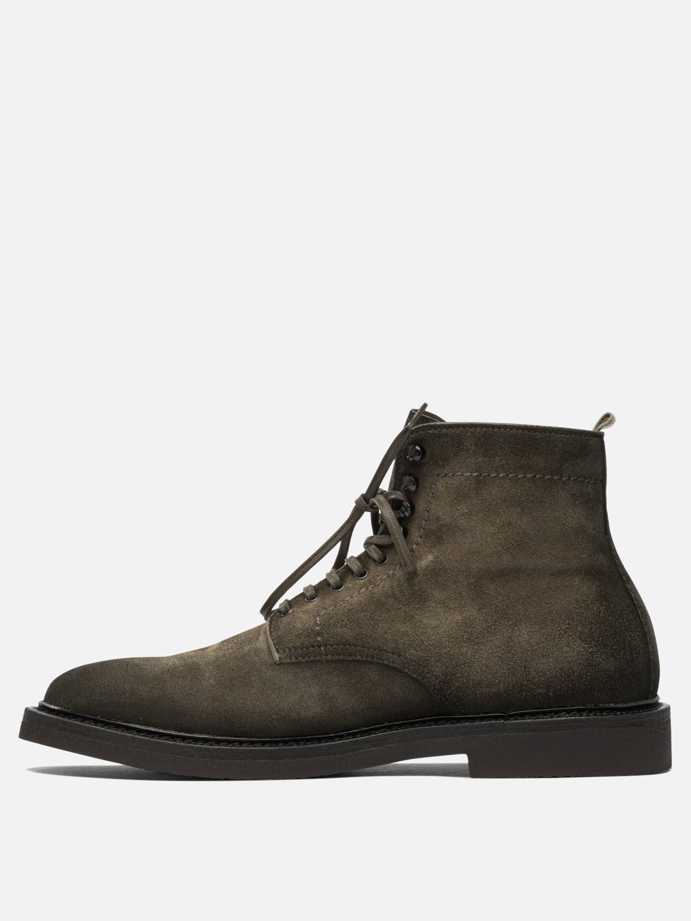 Lace-up boots 100% suede - 100% rubber  Green - Officine Creative Men | PDP | VIETTI Online Store | Zoom-Modal_3
