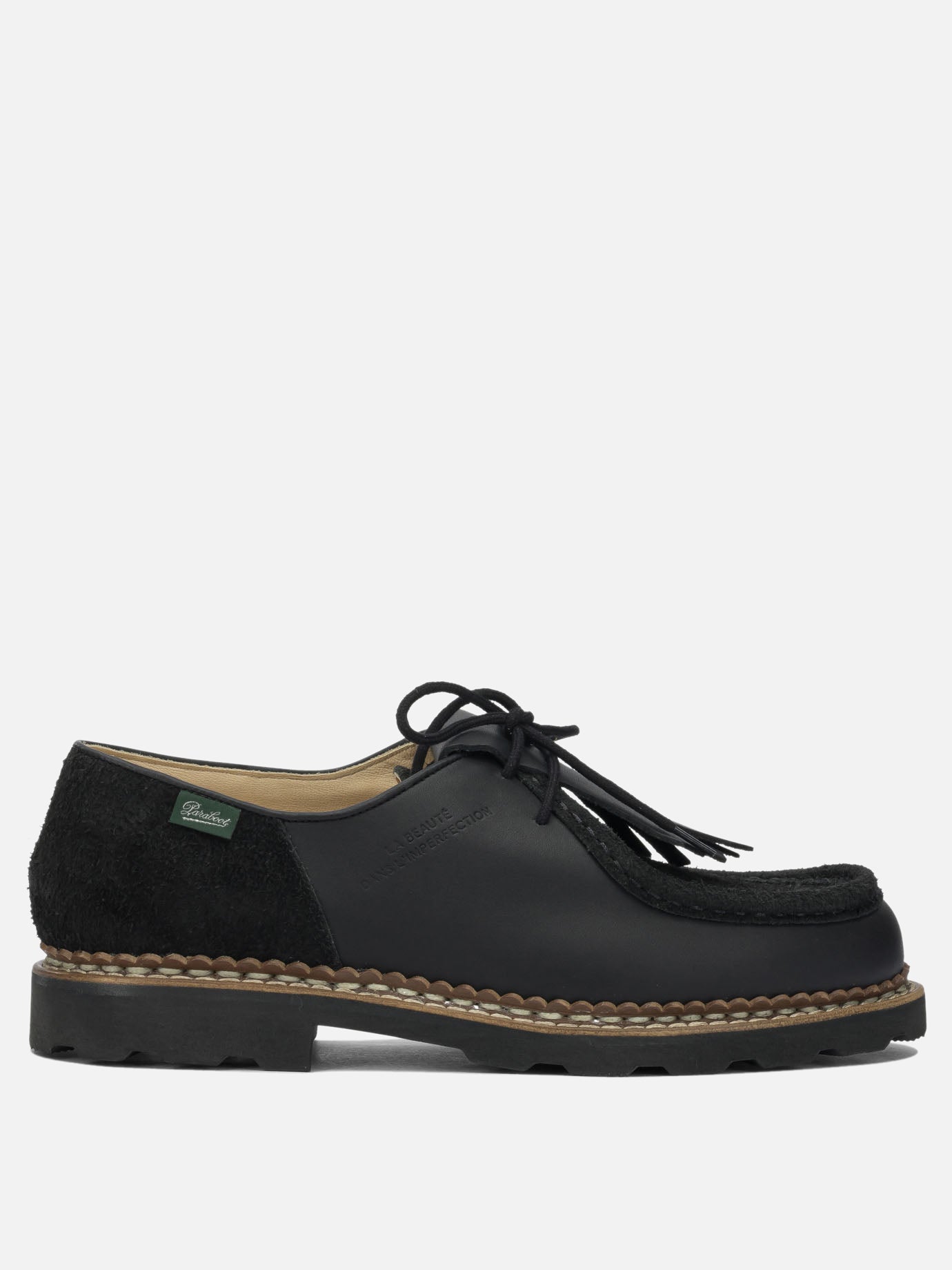 Derby 100% leather - 100% rubber  Black - Paraboot Men | PDP | VIETTI Online Store | thumbnail