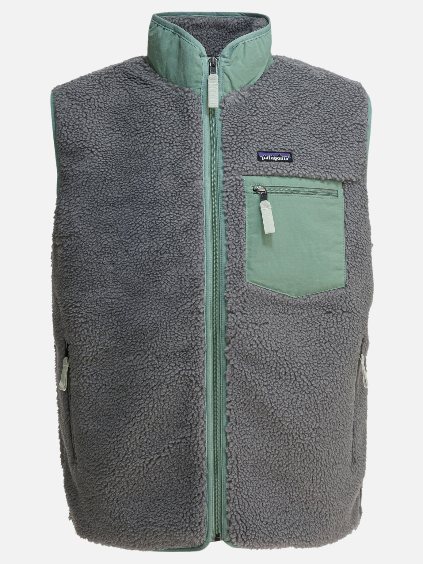 Vest jackets Logo  Grey - Patagonia Men | PDP | VIETTI Online Store | Zoom-Modal
