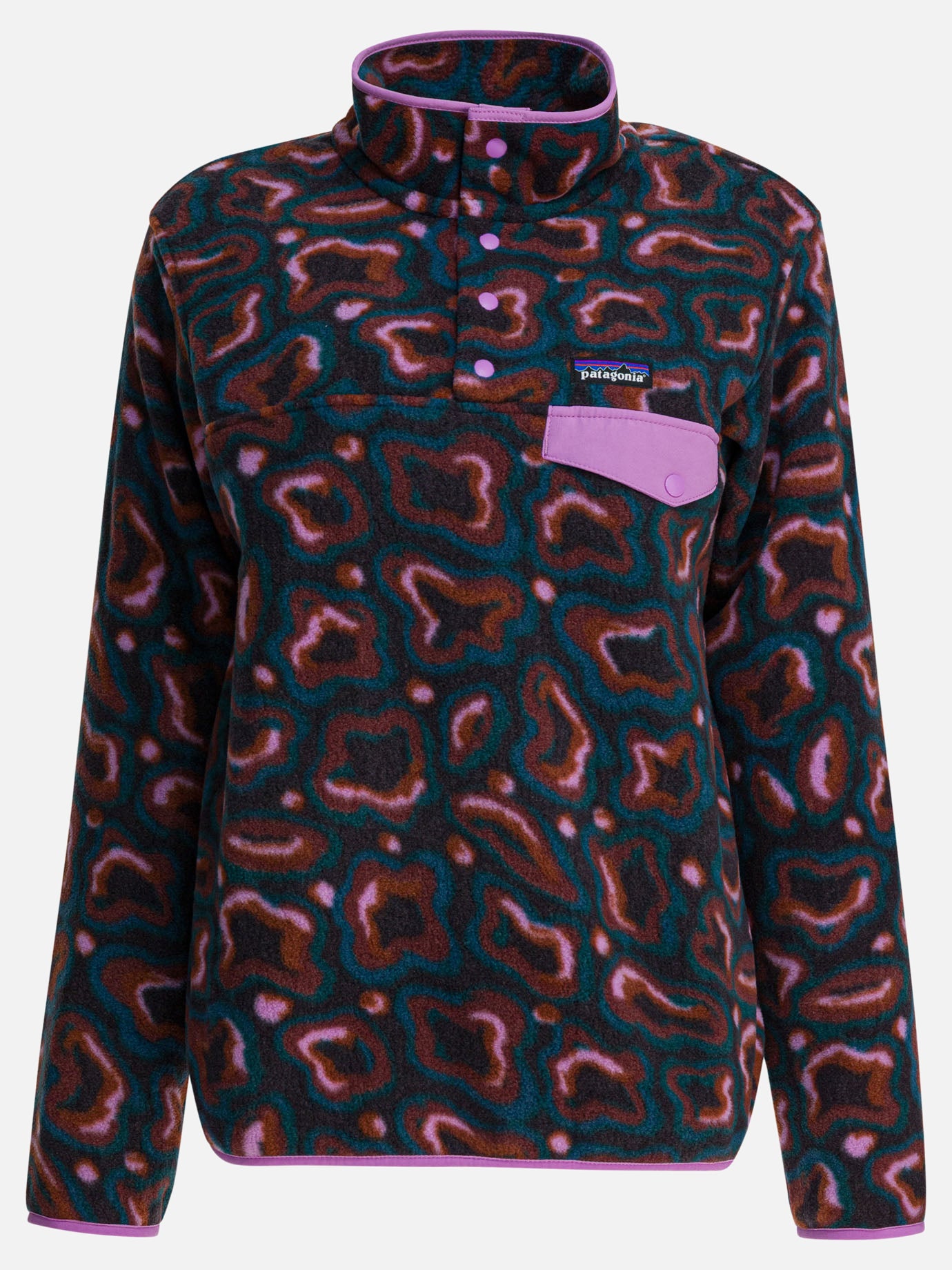 Half zip sweatshirts Graphics  Purple - Patagonia Women | PDP | VIETTI Online Store | thumbnail