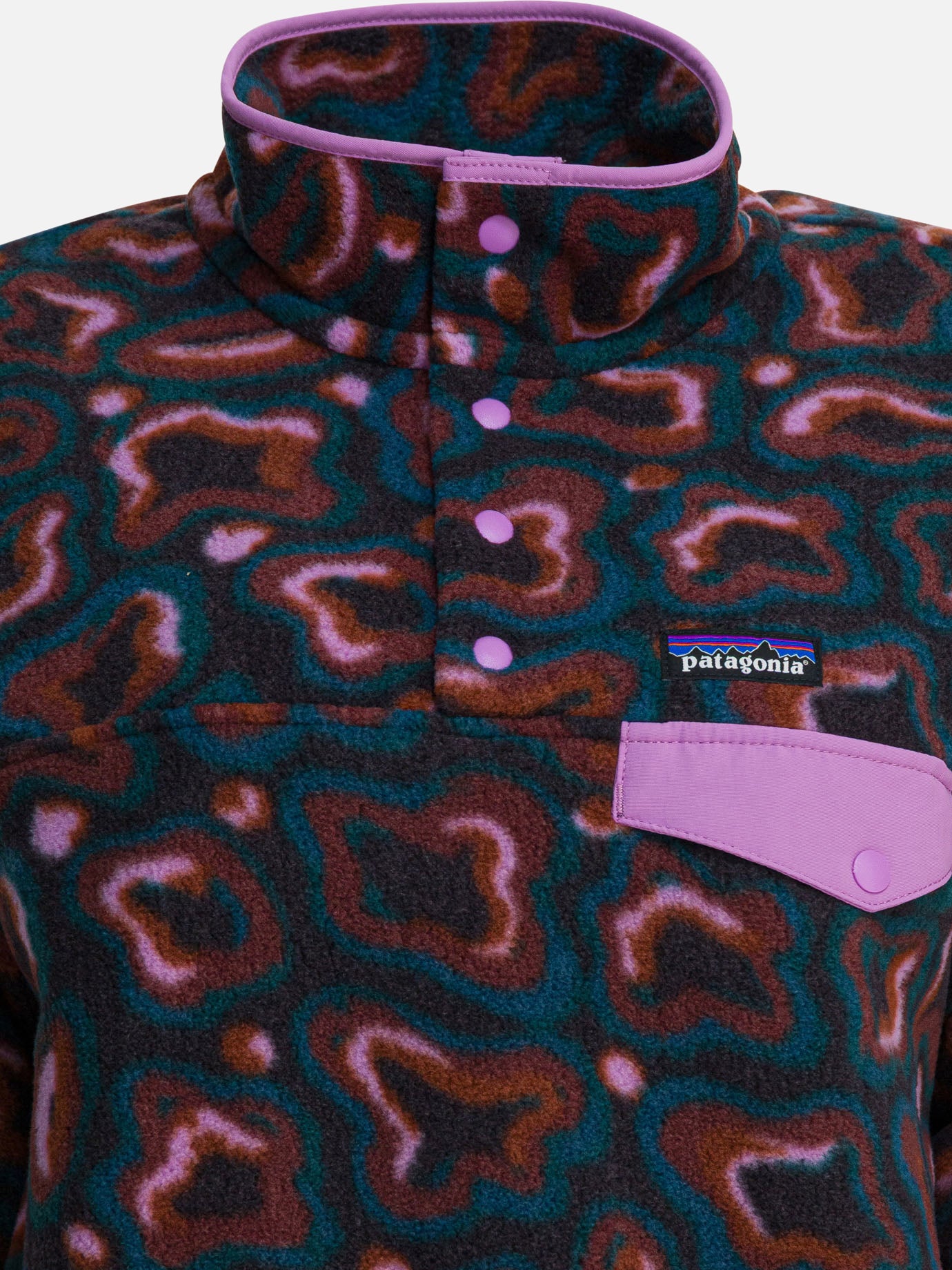 Half zip sweatshirts Graphics  Purple - Patagonia Women | PDP | VIETTI Online Store | thumbnail_3