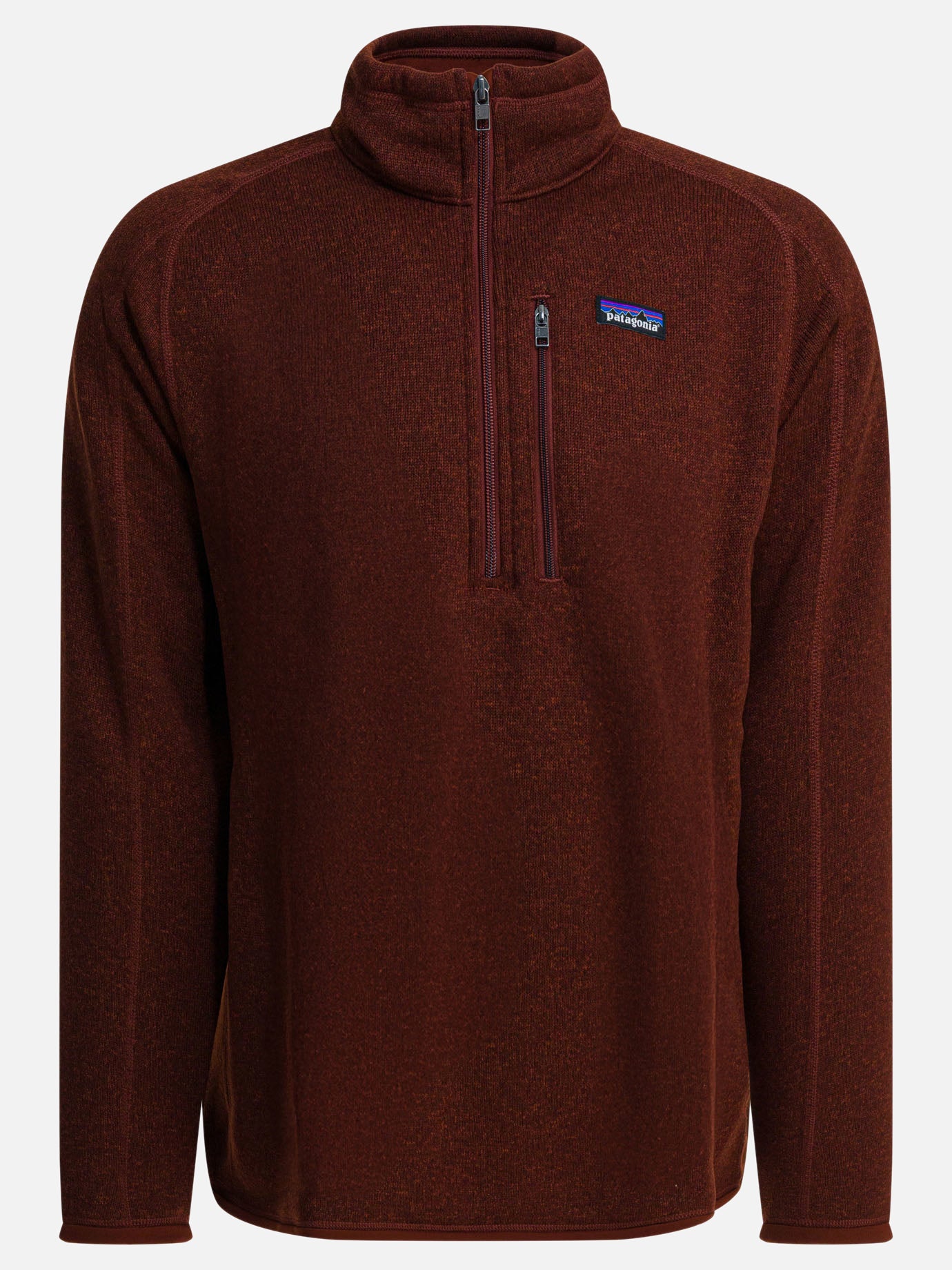 Half zip sweatshirts Solid colour  Bordeaux - Patagonia Men | PDP | VIETTI Online Store | thumbnail