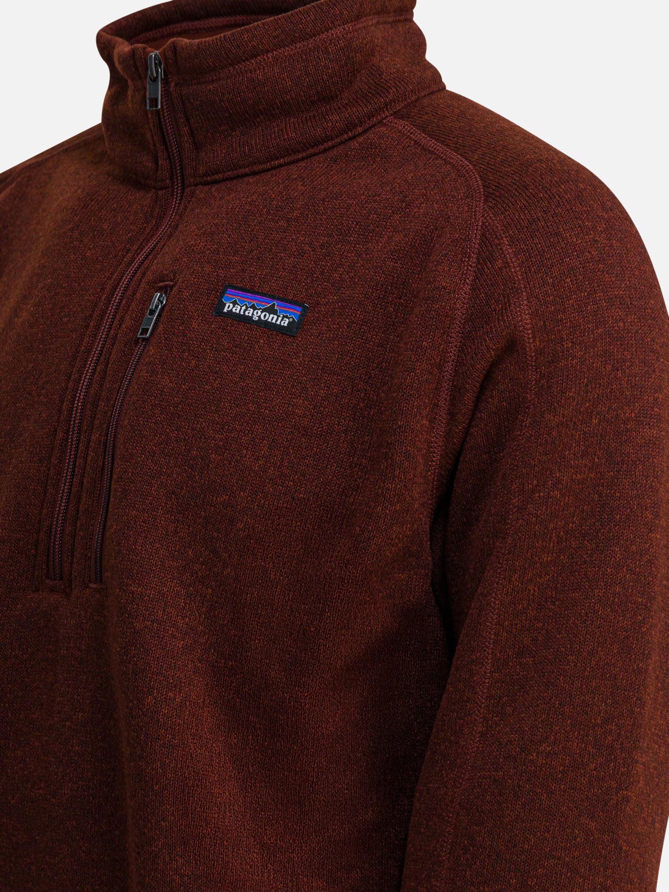 Half zip sweatshirts Solid colour  Bordeaux - Patagonia Men | PDP | VIETTI Online Store | thumbnail_4