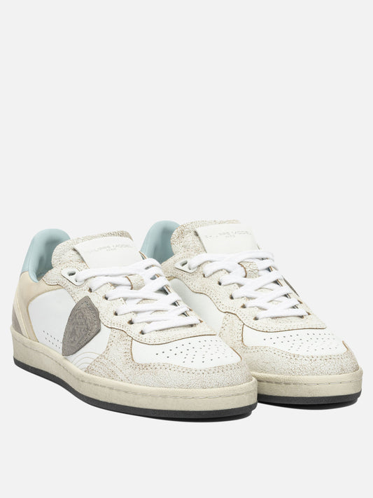 Low top sneakers 100% leather - 100% rubber  Beige - Philippe Model Paris Women | PDP | VIETTI Online Store | 2
