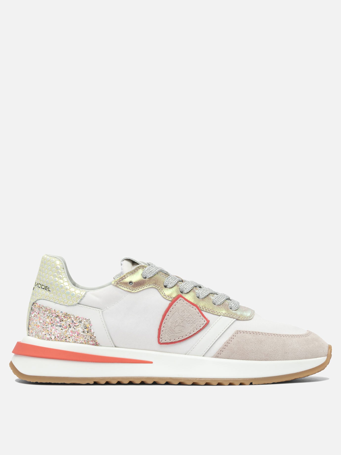 Low top sneakers 80% leather 20% polyamide - 100% rubber  Beige - Philippe Model Paris Women | PDP | VIETTI Online Store | Zoom-Modal
