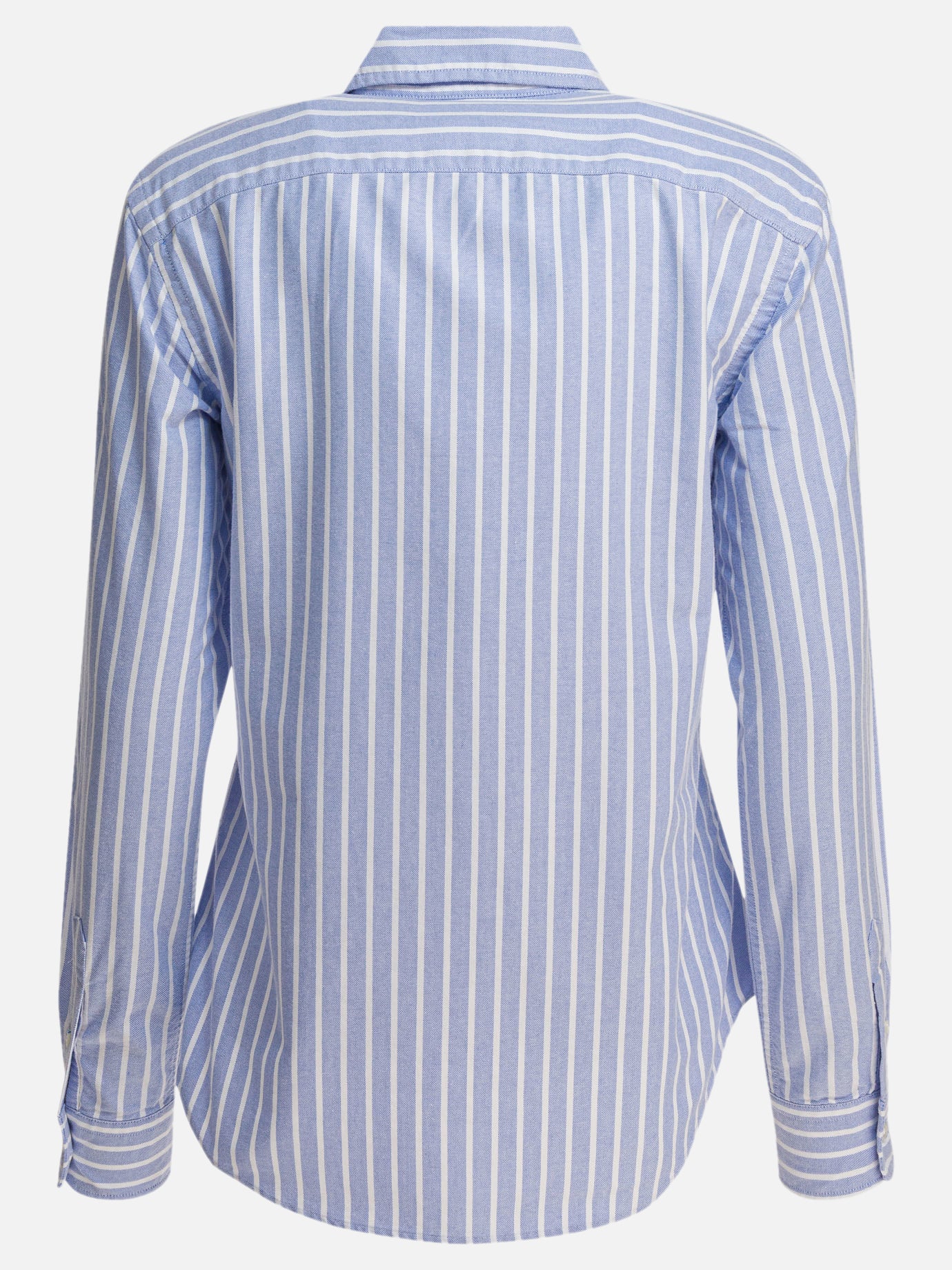 Polo Ralph Lauren Slim-fit striped oxford shirt Blue