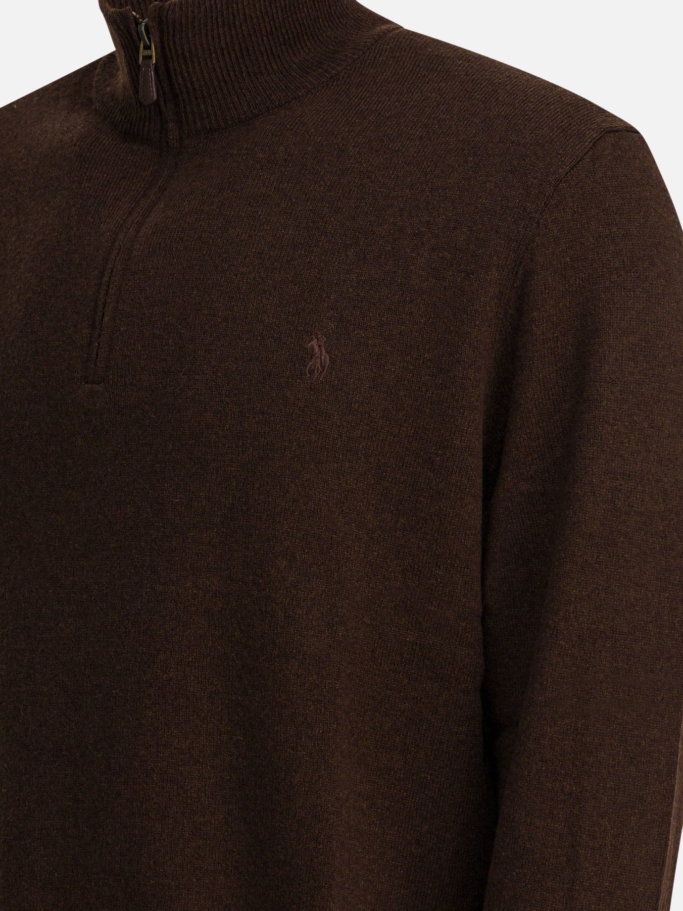 Half zip sweaters Logo  Brown - Polo Ralph Lauren Men | PDP | VIETTI Online Store | thumbnail_4