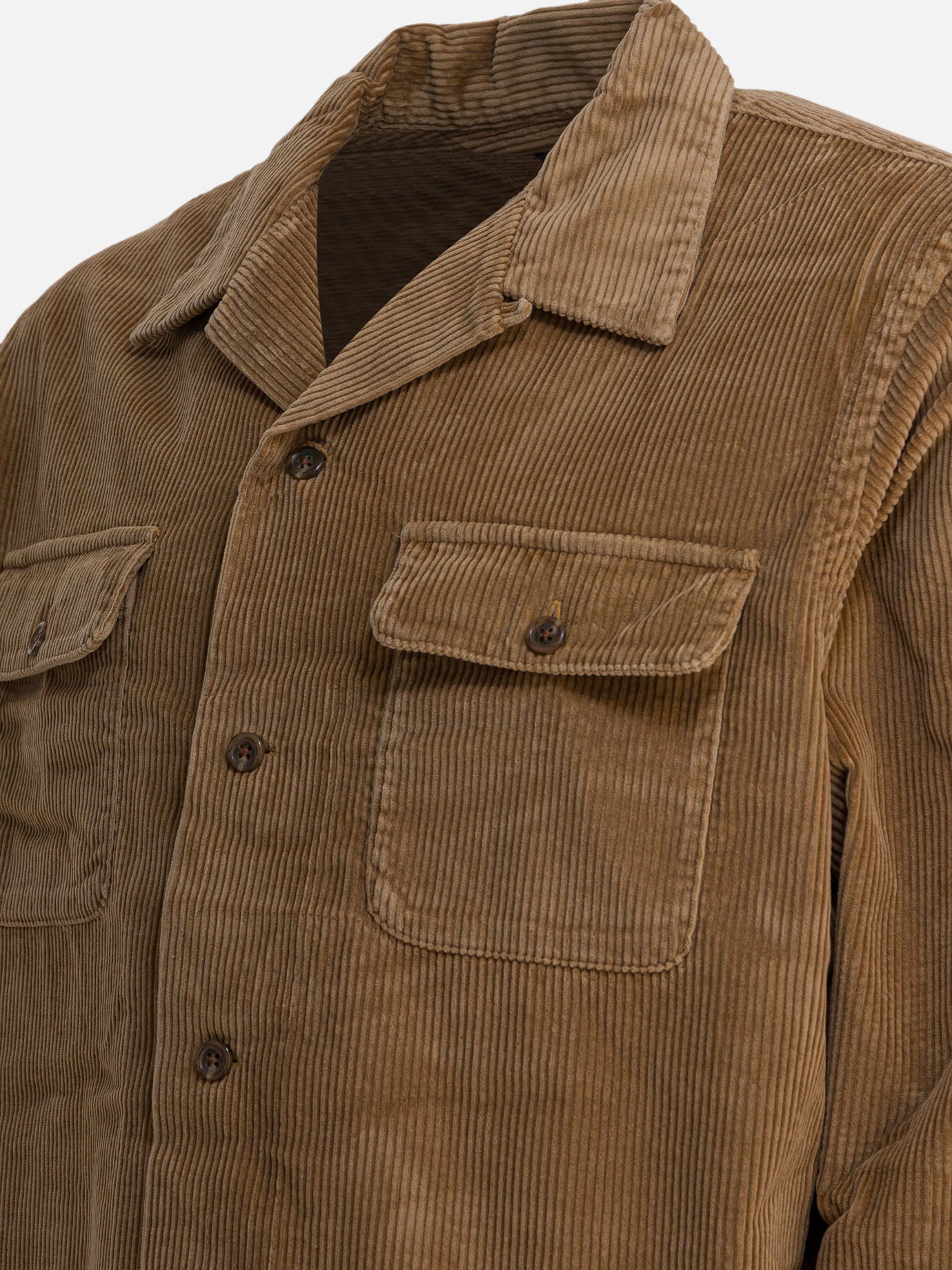 Overshirt jackets Solid colour  Brown - Polo Ralph Lauren Men | PDP | VIETTI Online Store | Zoom-Modal_4
