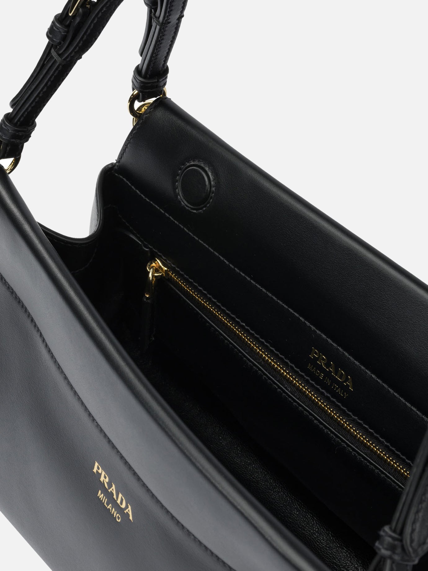 Medium bags 100% lamb leather  Black - Prada Women | PDP | VIETTI Online Store | thumbnail_5