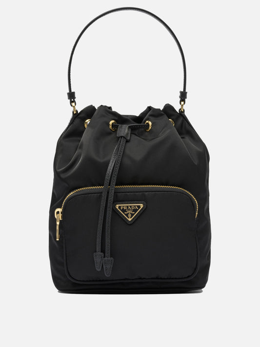 Prada "Prada Duet" Re-Nylon Bucket bag 22921220_UNI Black 1