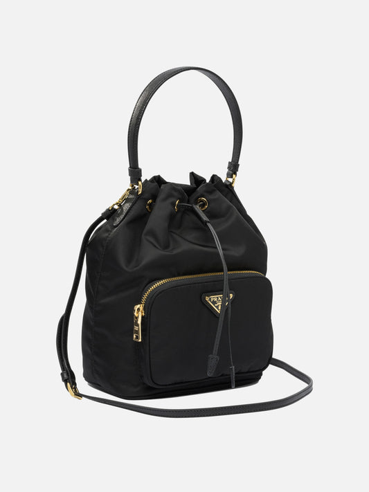 Prada "Prada Duet" Re-Nylon Bucket bag 22921220_UNI Black 2