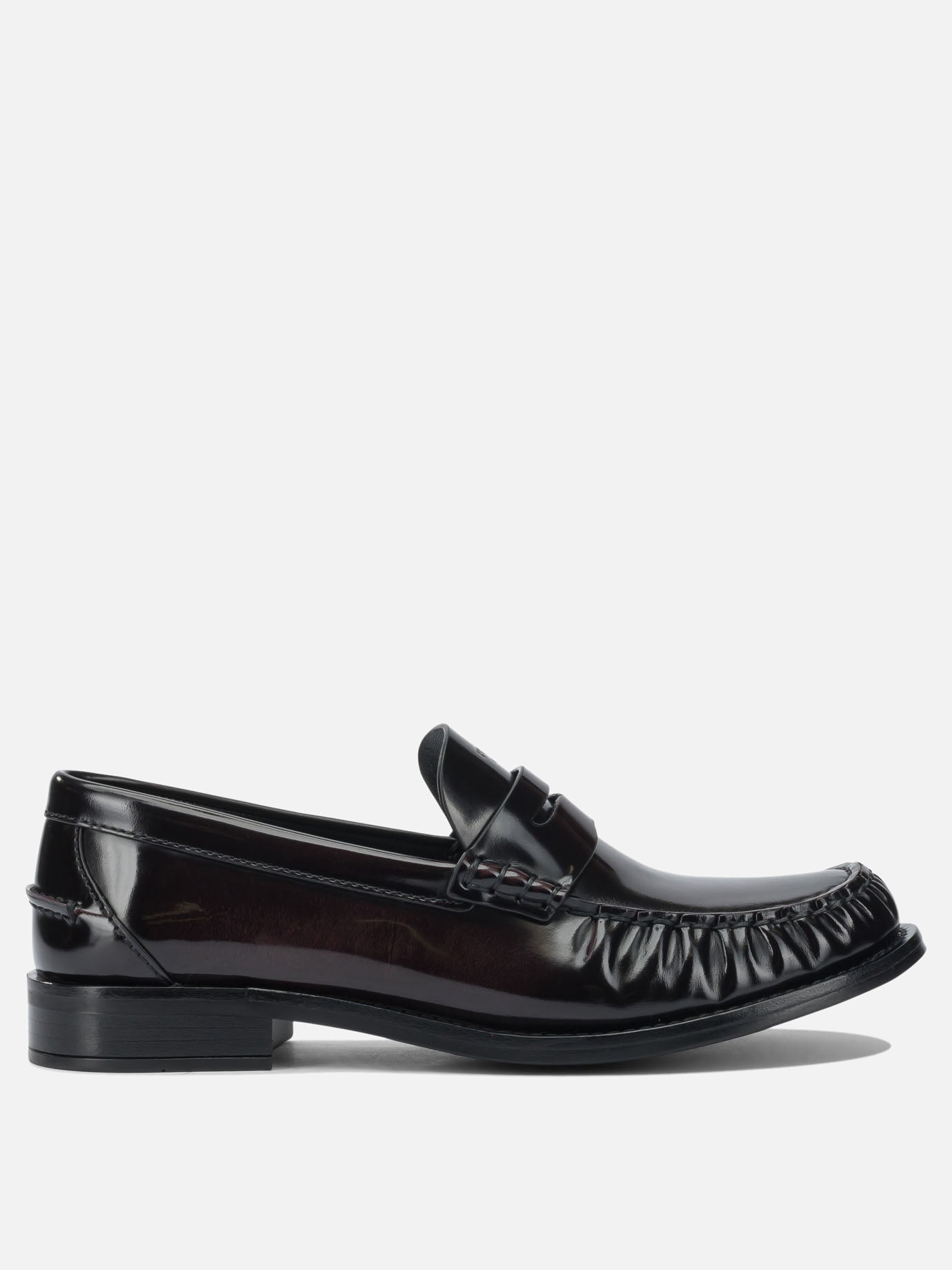 Loafers 100% calf leather - 100% rubber  Brown - Prada Women | PDP | VIETTI Online Store | Zoom-Modal
