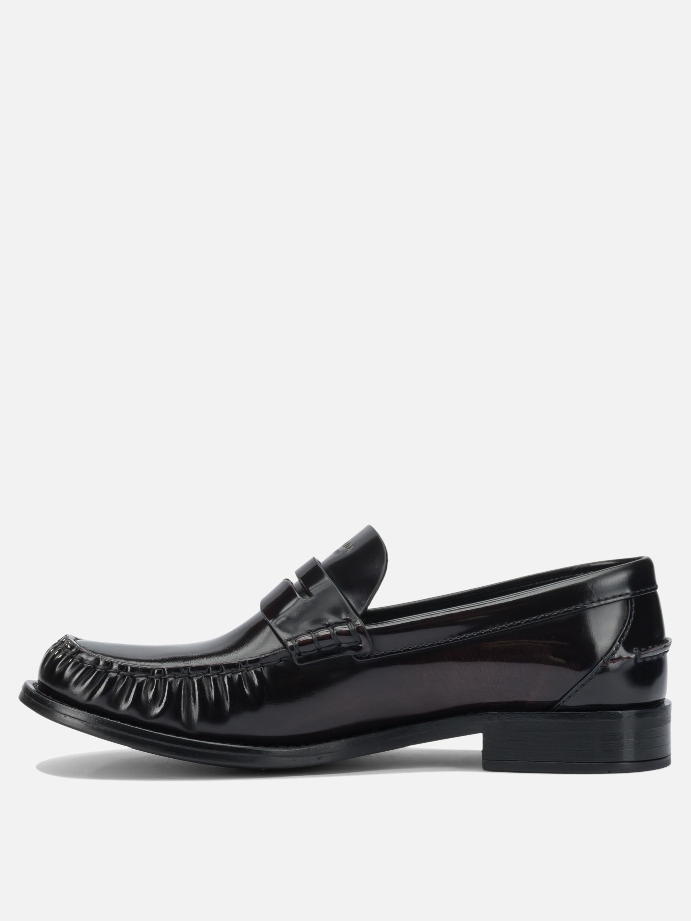 Loafers 100% calf leather - 100% rubber  Brown - Prada Women | PDP | VIETTI Online Store | thumbnail_3