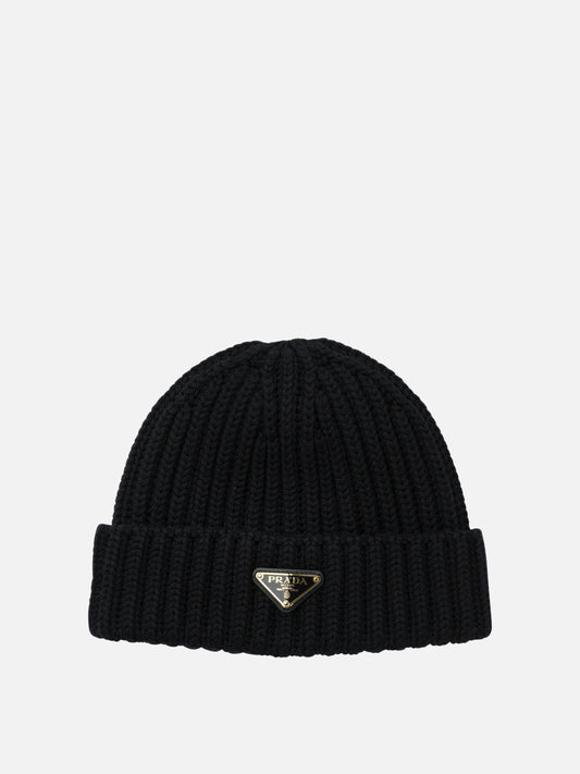 Beanies Logo  Black - Prada Women | PDP | VIETTI Online Store 
