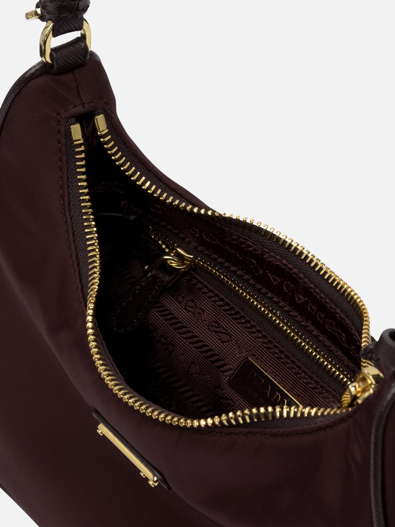 Small bags 100% recycled polyamide - 100% viscose  Bordeaux - Prada Women | PDP | VIETTI Online Store | thumbnail_5
