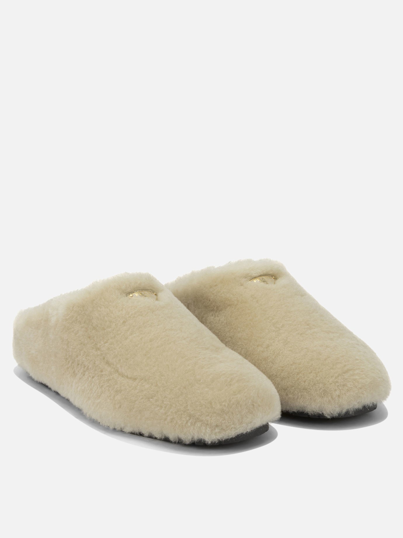 Slippers 100% lamb skin - 100% rubber  Beige - Prada Women | PDP | VIETTI Online Store | Zoom-Modal_2
