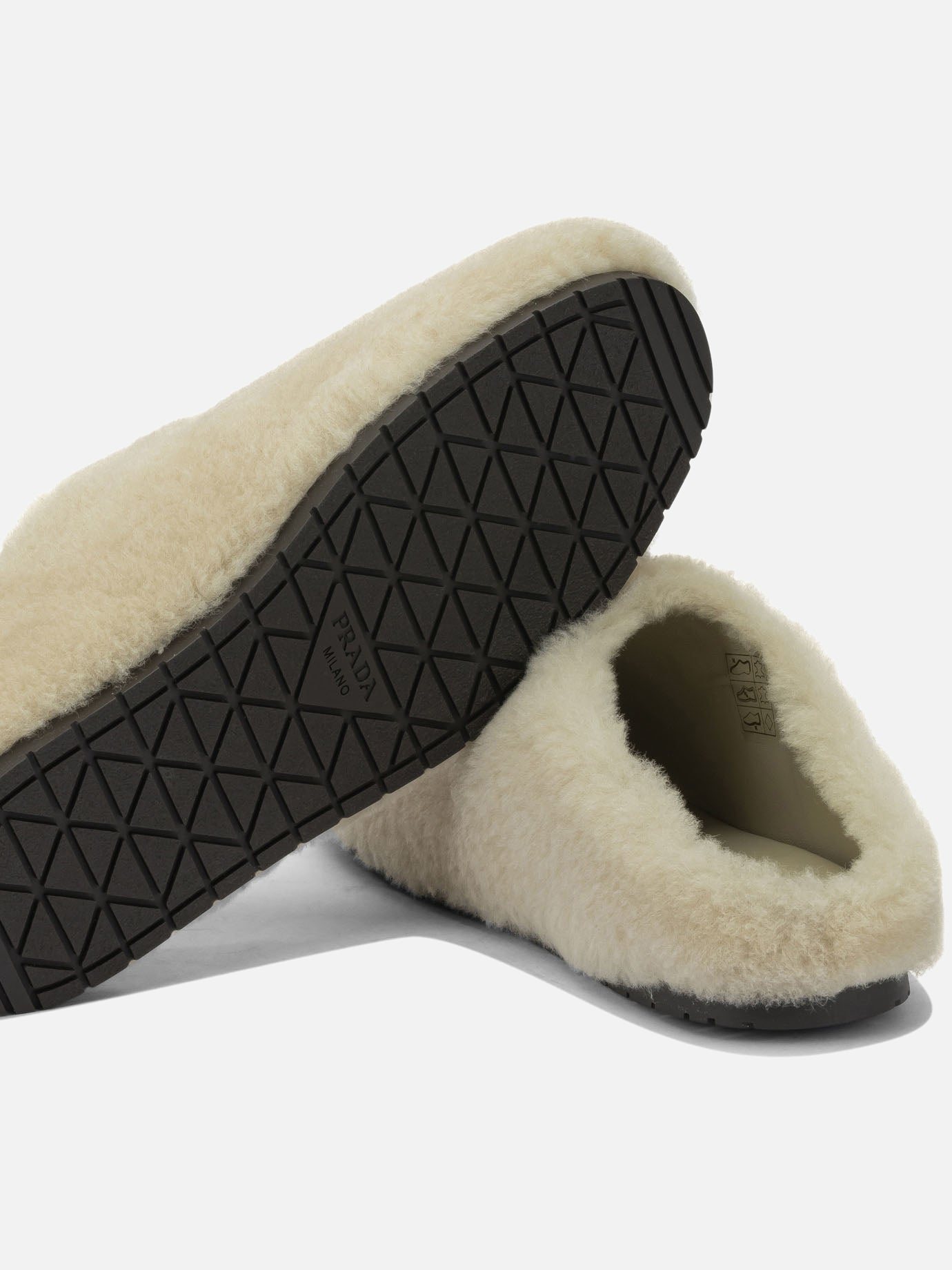 Slippers 100% lamb skin - 100% rubber  Beige - Prada Women | PDP | VIETTI Online Store | Zoom-Modal_5
