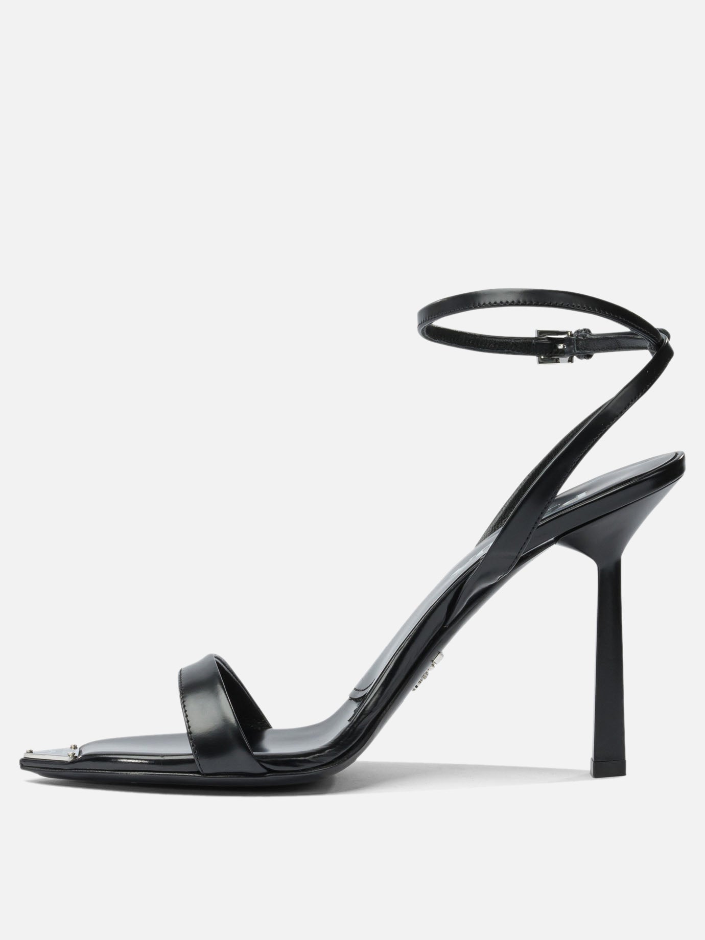 Heeled sandals 100% calf leather - 100% leather  Black - Prada Women | PDP | VIETTI Online Store | Zoom-Modal_3
