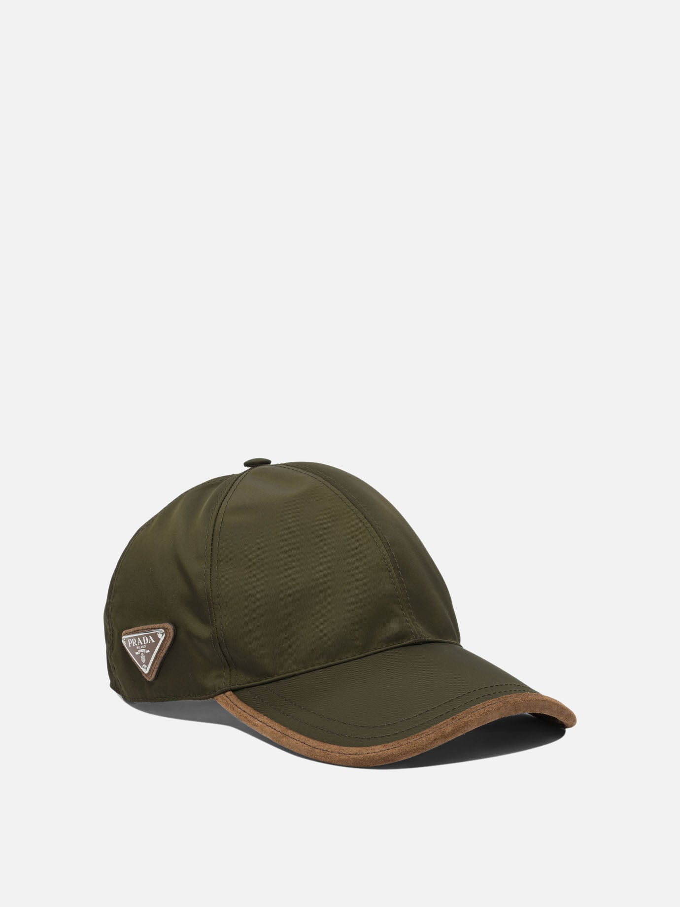 Baseball caps 100% recycled polyamide  Green - Prada Men | PDP | VIETTI Online Store | Zoom-Modal_2
