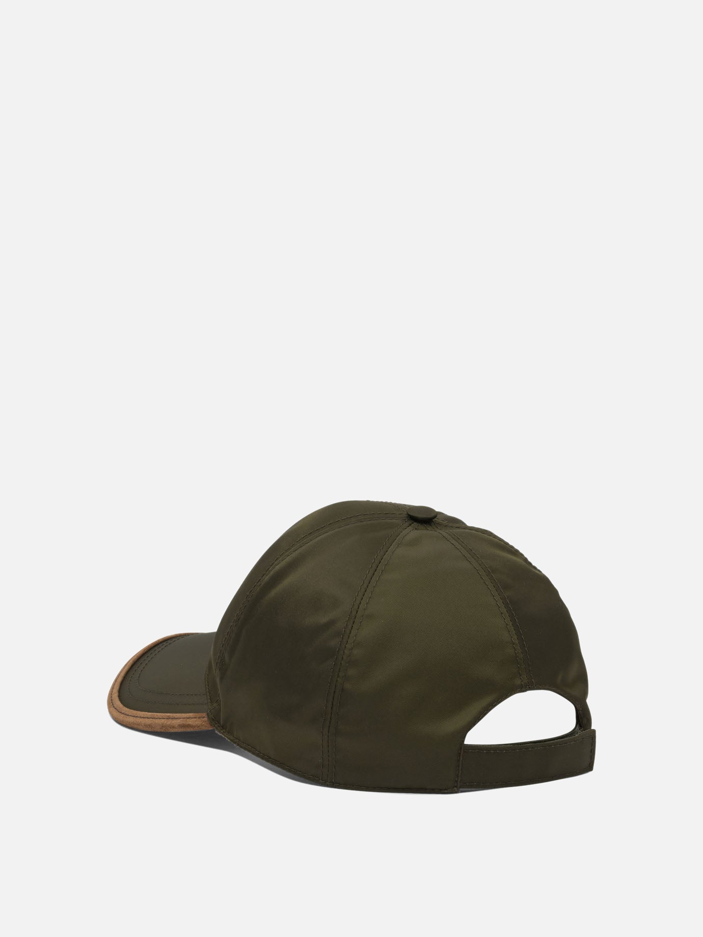 Baseball caps 100% recycled polyamide  Green - Prada Men | PDP | VIETTI Online Store | thumbnail_3