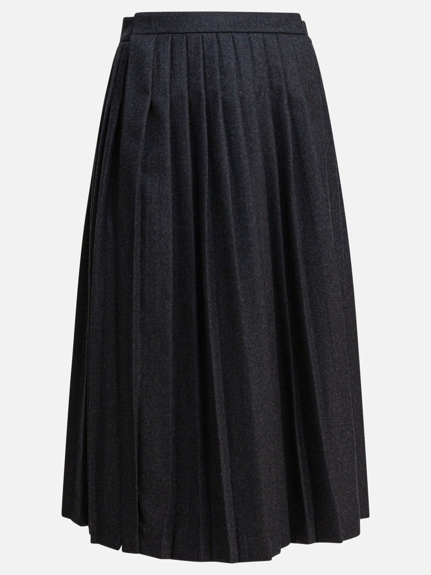 Midi skirts Solid colour  Grey - Prada Women | PDP | VIETTI Online Store | thumbnail